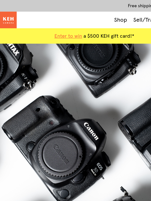 keh newsletter: Ready for a DSLR upgrade? 📸 👀
