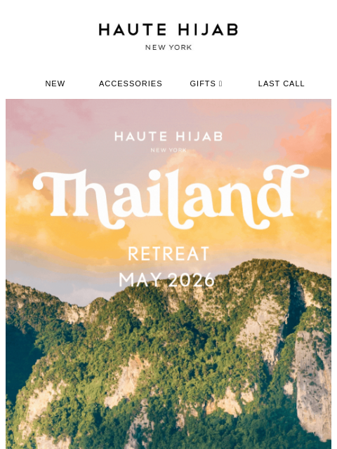 hautehijab newsletter: 2 spots left for the HH Retreat!