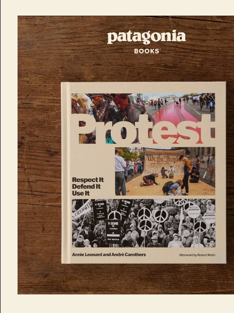 patagonia newsletter: Our new book, “Protest,” is out today