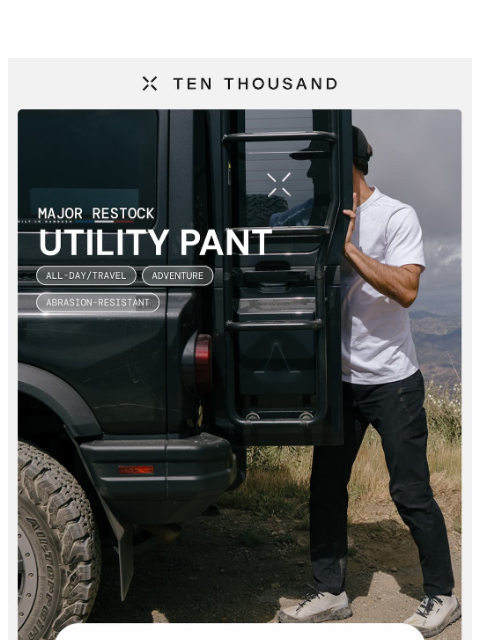tenthousand newsletter: Restocked: Your Next Go-To Pant