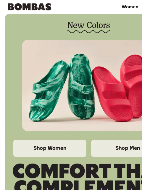 bombas newsletter: Slippers or Slides? (You Can’t Go Wrong)