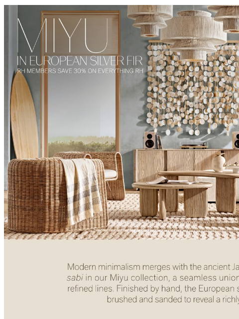 rh newsletter: The Miyu Collection from RH TEEN. Japanese-Inspire...