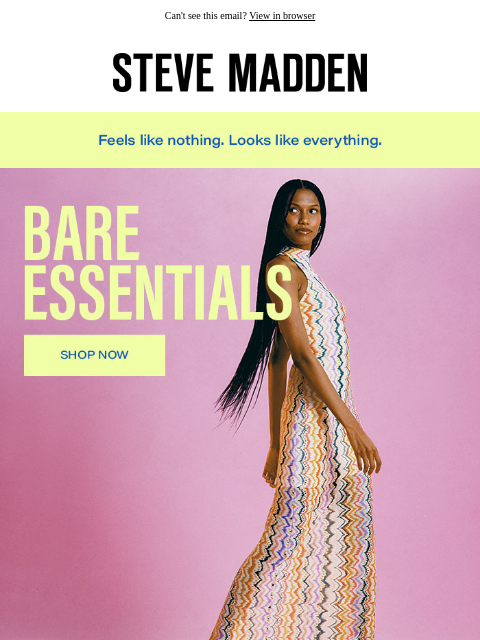 stevemadden newsletter: Hotness You Didn’t See Coming