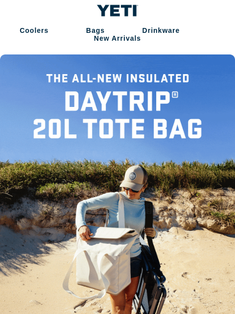 yeti newsletter: The All-New Insulated Tote Bag Is Here