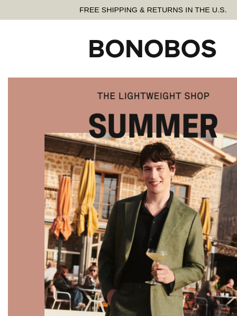 bonobos newsletter: These Are Light as a Feather