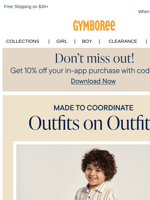 gymboree newsletter: Coastal Looks for Every Beach Trip