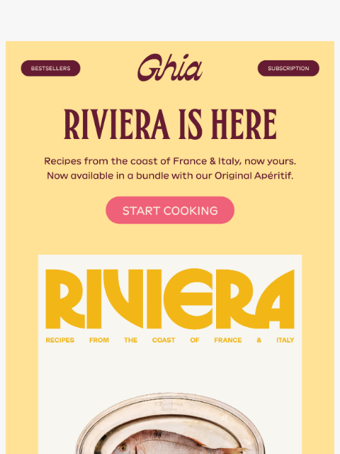 drinkghia newsletter: Riveria is here