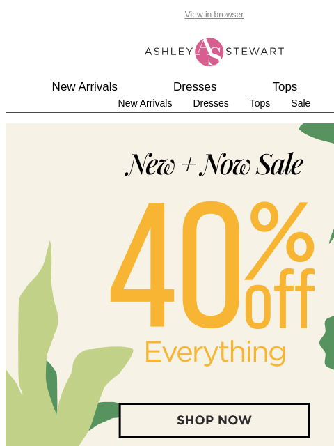 ashleystewart newsletter: Let’s keep this short and sweet 😘