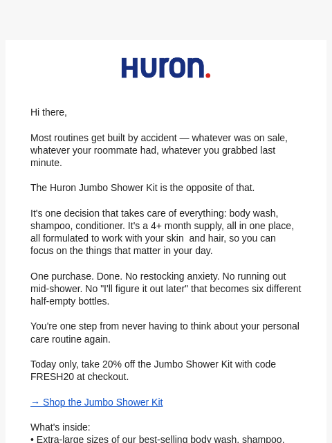 usehuron newsletter: One step from never thinking about your personal c...