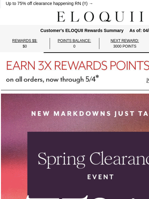 eloquii newsletter: SPRING CLEARANCE IS HERE 🫶