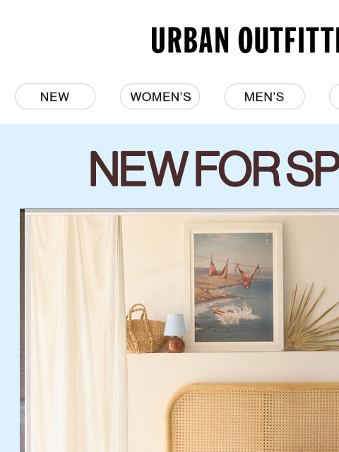 urbanoutfitters newsletter: Feels like spring at UO Home 💐