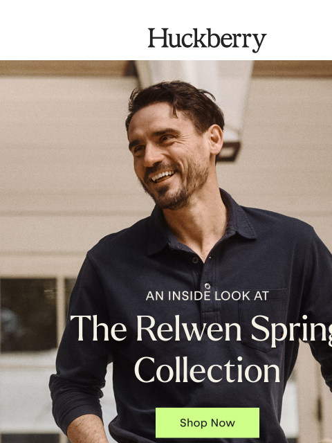 huckberry newsletter: What to Wear From Relwen Spring '26