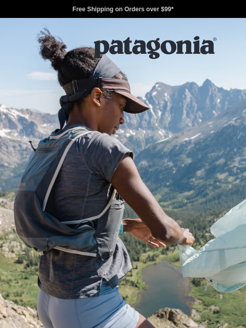 patagonia newsletter: Microclimate-managing tech tee layers