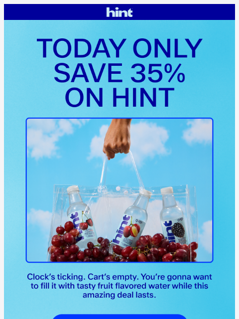 drinkhint newsletter: 24 hours only! 💧