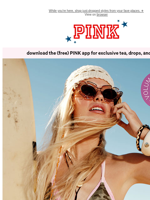 vspink newsletter: NEW Looks for the Girls’ Getaway 👯‍♀️
