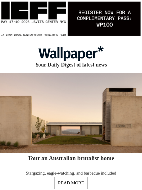 futureplc newsletter: Tour an Australian brutalist home