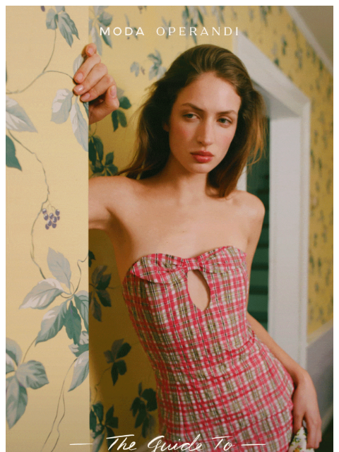 modaoperandi newsletter: Our Guide To Summer is live ☀️