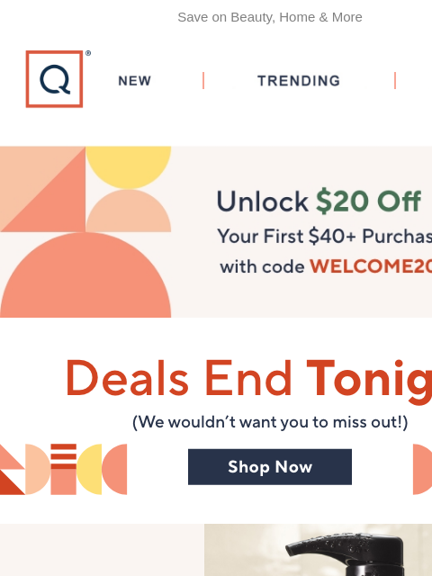 Save on Beauty, Home & More QVC New TRENDING DEALS Unlock $20 off Your First Purchase GreenPan TSV Skechers Slip-ins GO WALK Travel Washable Shoes Skechers Slip-ins GO WALK Travel Washable Shoes