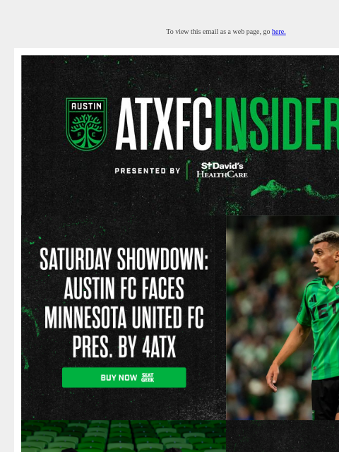 Season 5, Issue 17 To view this email as a web page, go here. Facebook Facebook X X Instagram Instagram This email was sent to: brands.news.subscription@gmail.com This email was sent by: Austin FC