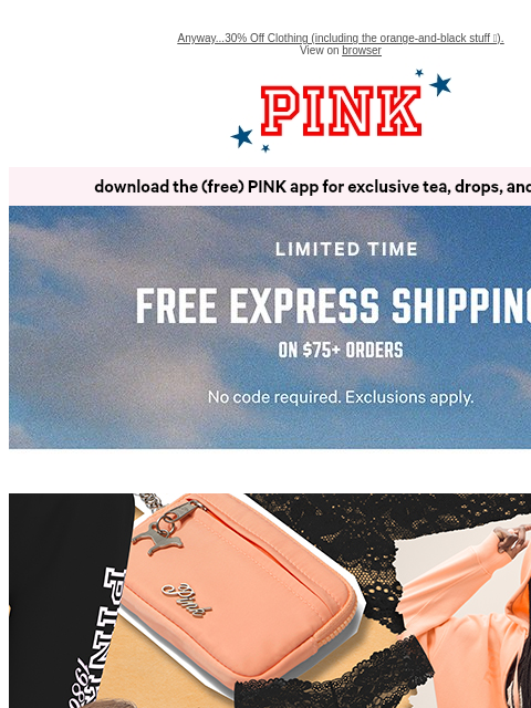 vspink newsletter: Too Soon to Be Thinking Halloween? 🤔