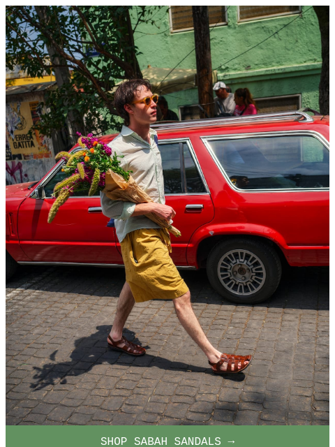 sabah newsletter: Sandals for Everywhere You’re Going ☀️👣