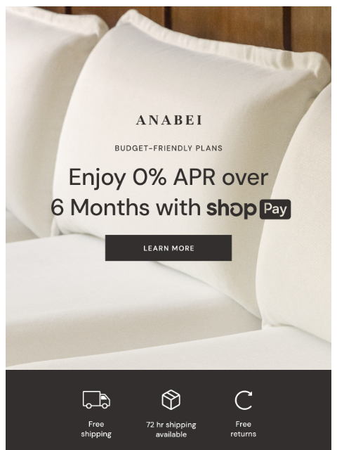 anabei newsletter: Financing available today  ✅