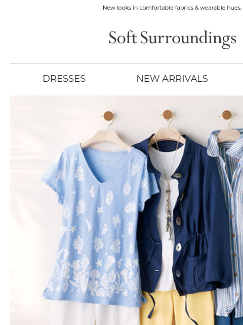 softsurroundings newsletter: Weekend Style Starts Here