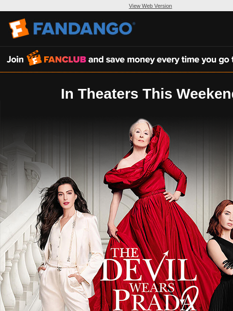 fandango newsletter: Don’t Miss The Devil Wears Prada 2