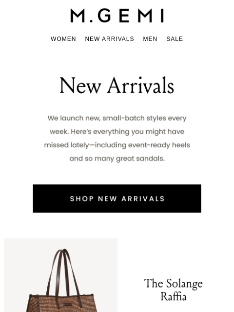 mgemi newsletter: So Many New Arrivals