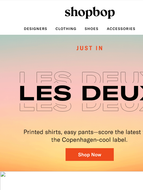 shopbop-mail newsletter: Copenhagen cool: Les Deux