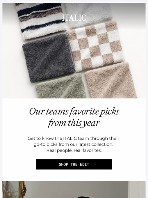italic newsletter: 4 Things the Italic Team Swears By