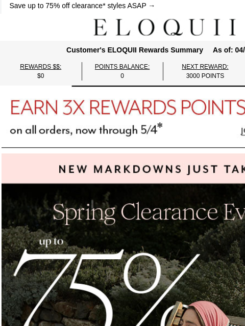 eloquii newsletter: Spring Clearance has SPRUNG ❣️
