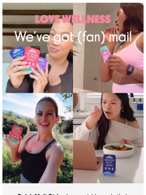lovewellness newsletter: Reviews are rolling in✨