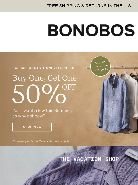 bonobos newsletter: Your Suitcase’s Starting Five