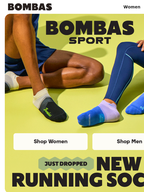 bombas newsletter: Just Dropped: New Spring Running Socks