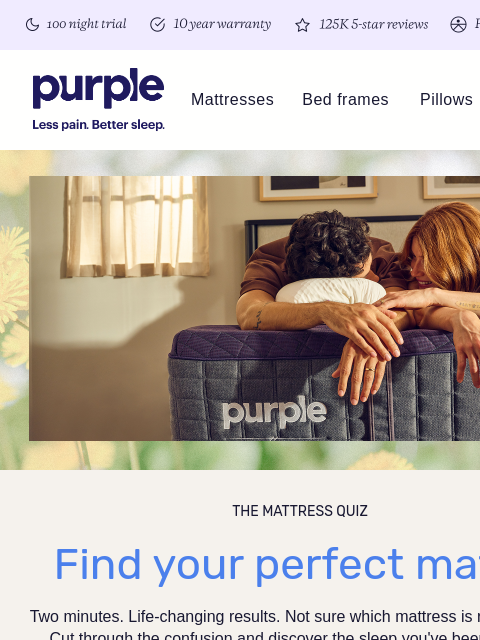 purple newsletter: Find better sleep in 2 minutes