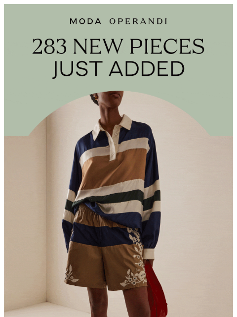 modaoperandi newsletter: 283 NEW PIECES INSIDE