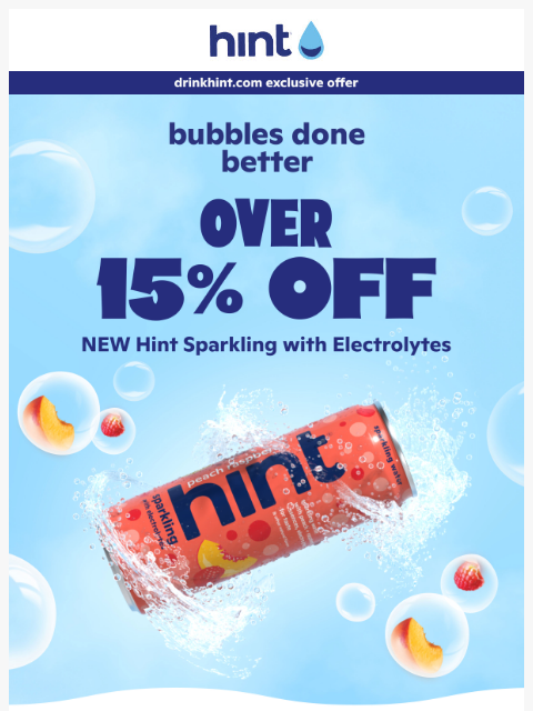 You'll love this: NEW Hint Sparkling for 15% off! ͏ ͏ ͏ ͏ ͏ ͏ ͏ ͏ ͏ ͏ ͏ ͏ ͏ ͏ ͏ ͏ ͏ ͏ ͏ ͏ ͏ ͏ ͏ ͏ ͏ ͏ ͏ ͏ ͏ ͏ ͏ ͏ ͏ ͏ ͏ ͏ ͏ ͏ ͏ ͏ ͏ ͏ ͏ ͏ ͏ ͏ ͏ ͏ ͏ ͏ ͏ ͏ ͏ ͏ ͏ ͏ ͏ ͏ ͏ ͏ ͏ ͏ ͏ ͏ ͏ ͏ ͏ ͏ ͏ ͏ ͏ ͏ ͏ ͏