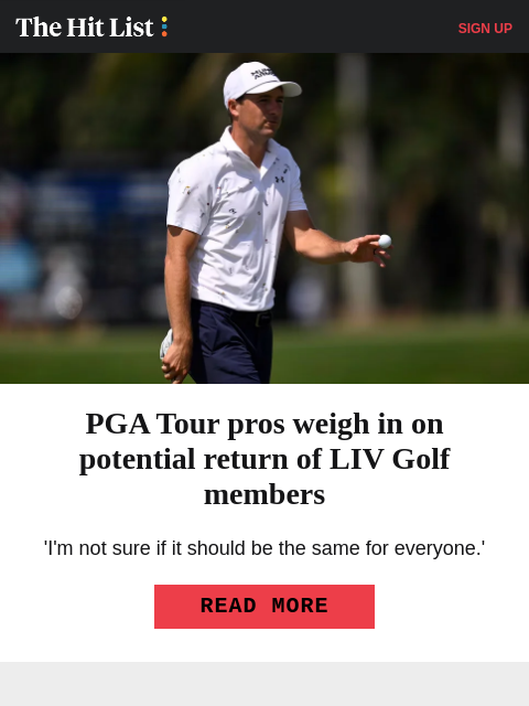golfdigest newsletter: YouTube golfer uniquely qualifies for PGA Tour eve...