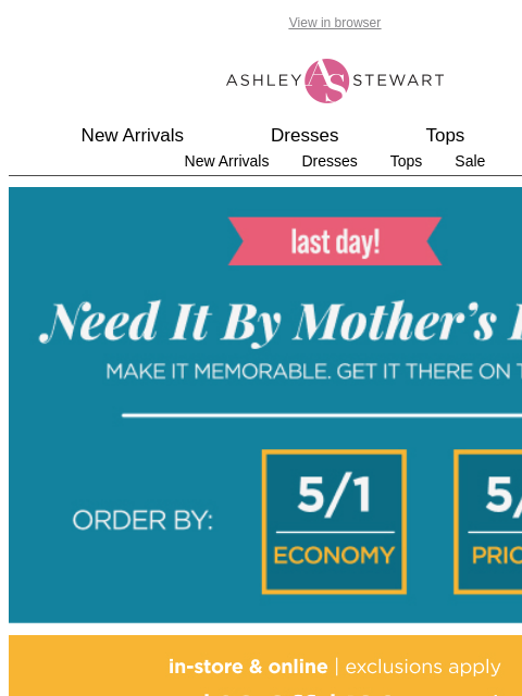 ashleystewart newsletter: Maxi dresses are having a 50% OFF moment 🤩