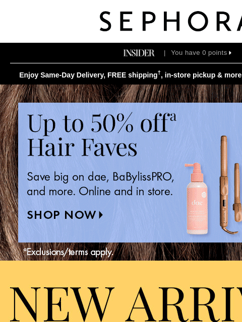 sephora newsletter: Just dropped and already hot 💗