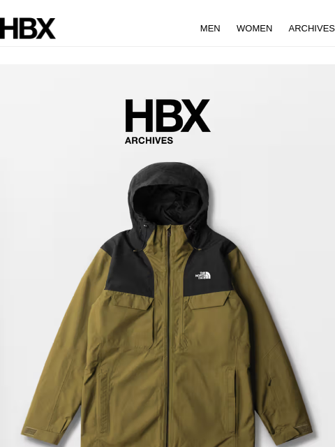 hbx newsletter: HBX Archives Preview: 1 May/9AM EST/9PM HKT Releas...