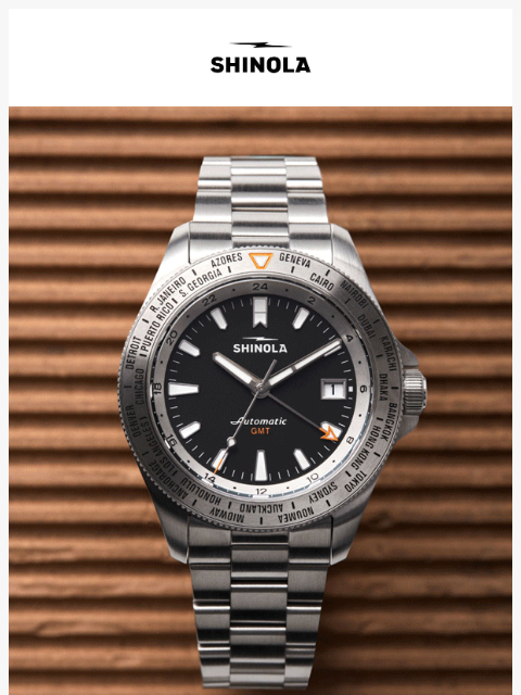 shinola newsletter: A Worldtimer Anchored by Detroit