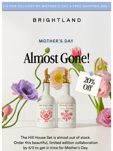 brightland newsletter: Last Call for The Hill House Set