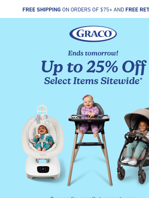 gracobaby newsletter: 🦋Up to 25% Off is About to Flutter Away