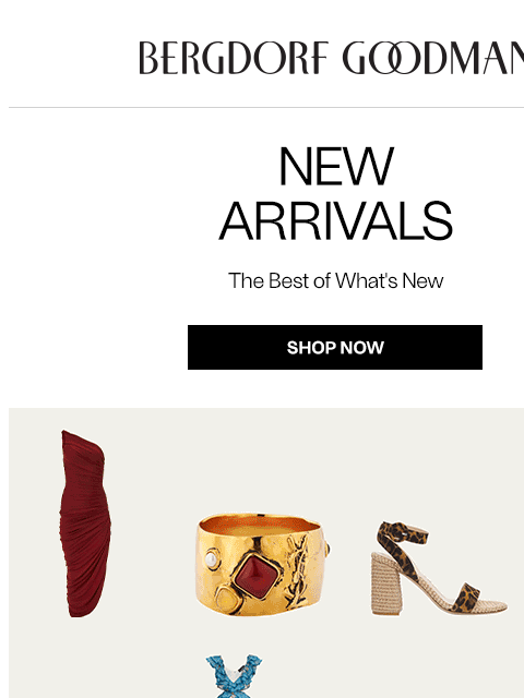 bergdorfgoodman newsletter: Newness Report: This Just In