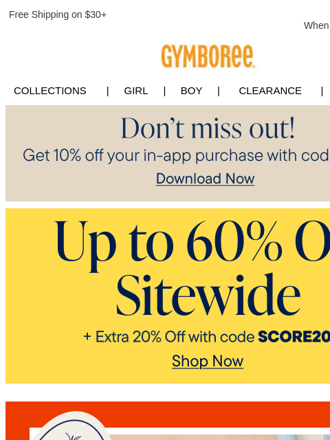 gymboree newsletter: Americana Looks from Nantucket Charm... Now 20% Of...
