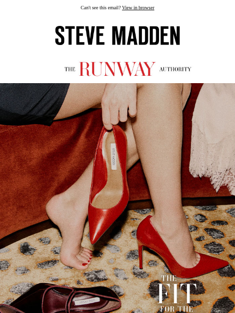 stevemadden newsletter: Heels? For Everything? Groundbreaking.