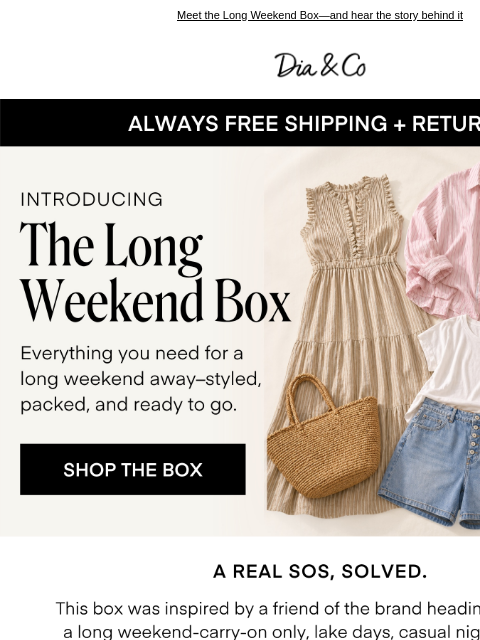dia newsletter: A real style SOS, solved