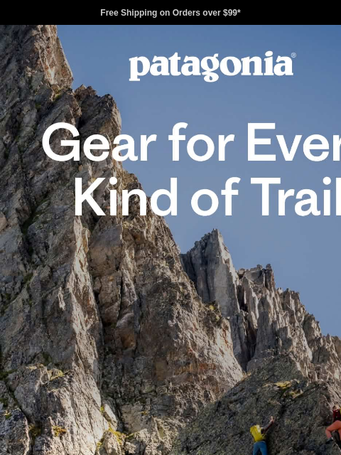 patagonia newsletter: Gear for every kind of trail